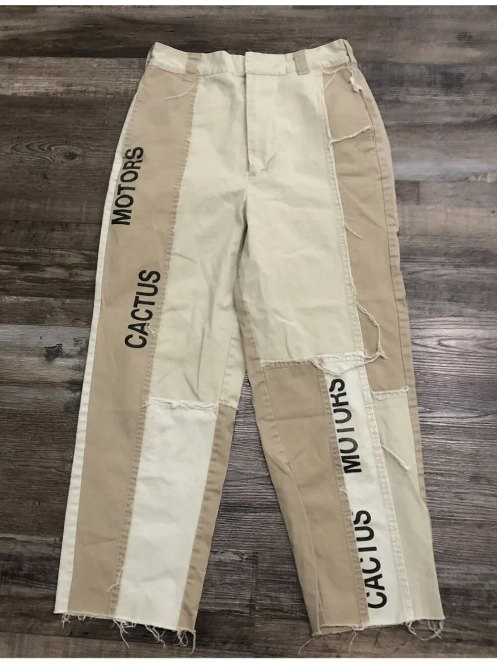 BDG Urban Outfitters Ella Spiced Chino Pants Womens Size 4 Patchwork - Picture 1 of 5